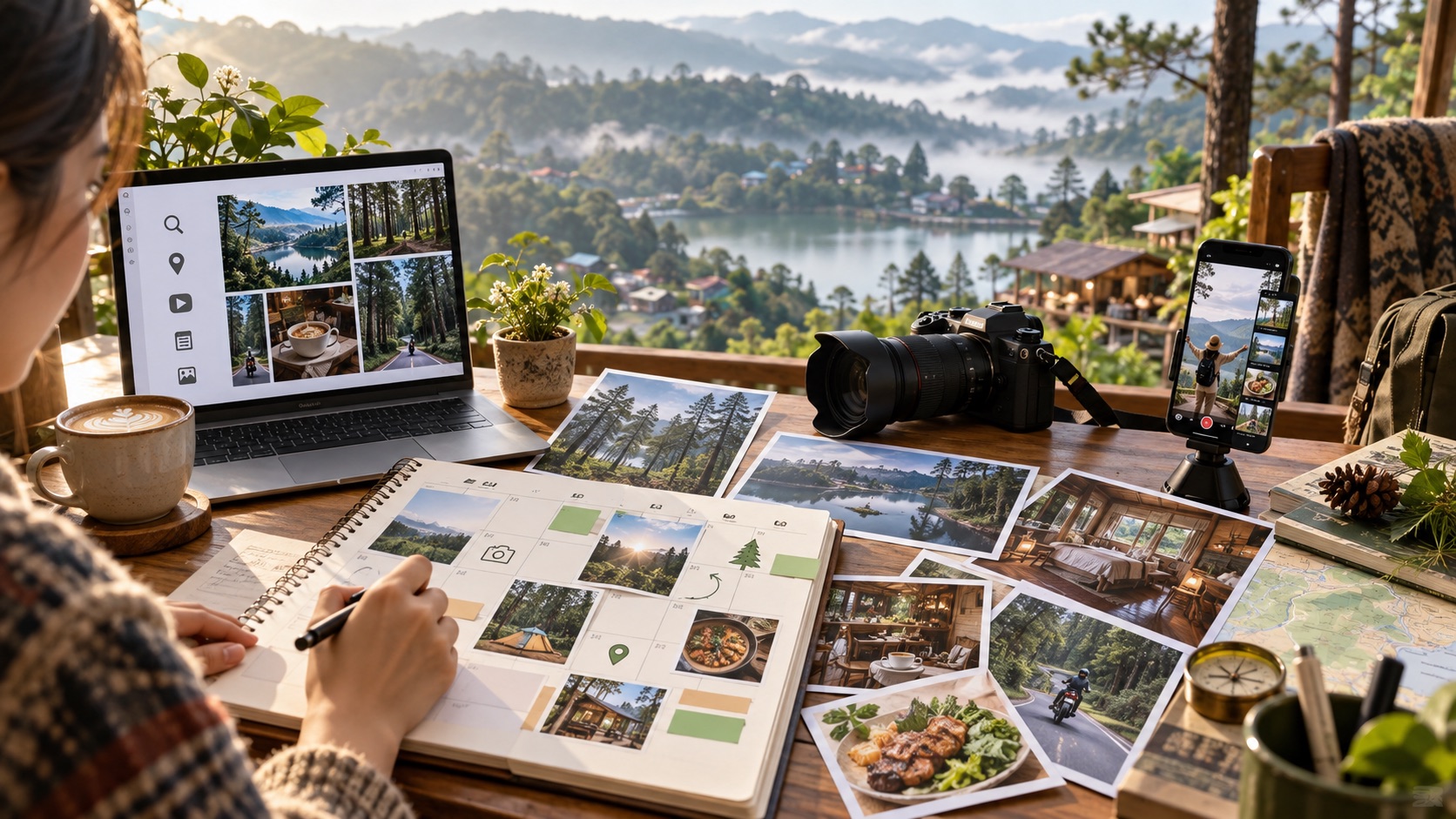 content kéo khách du lịch Măng Đen DOC Group
