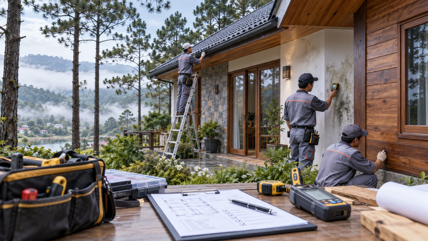 sửa chữa nhà Măng Đen DOC Group