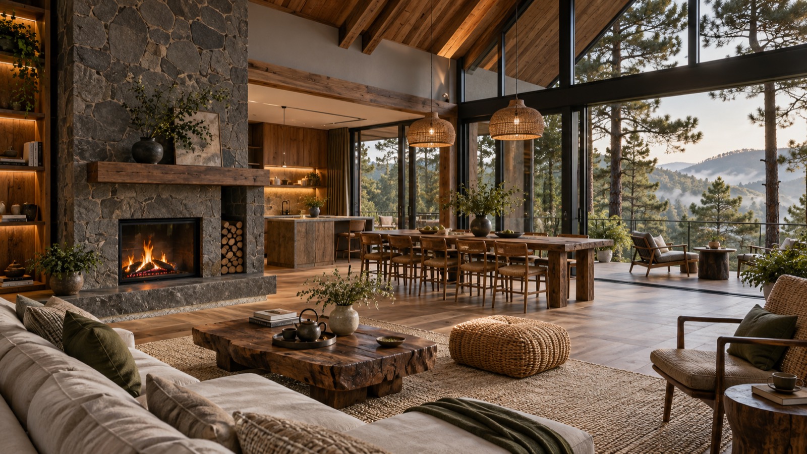 thiết kế nội thất villa Măng Đen DOC Group