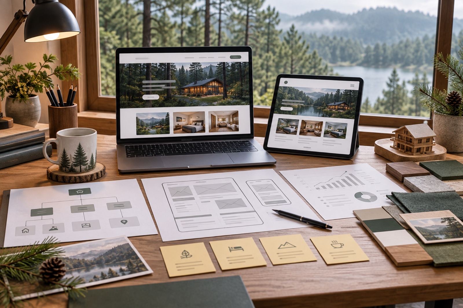 báo giá thiết kế website Măng Đen DOC Group