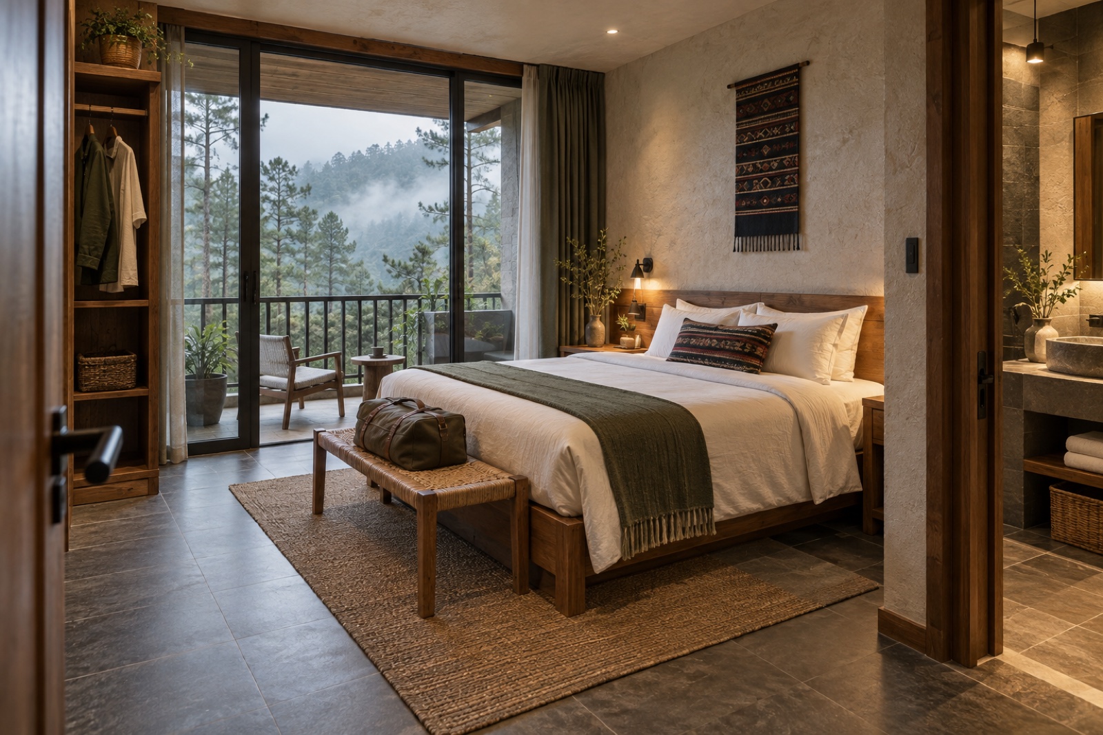 decor phòng homestay Măng Đen DOC Group
