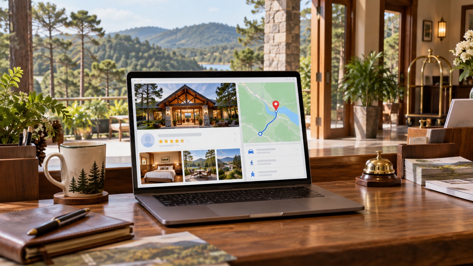 google Maps khách sạn Măng Đen DOC Group