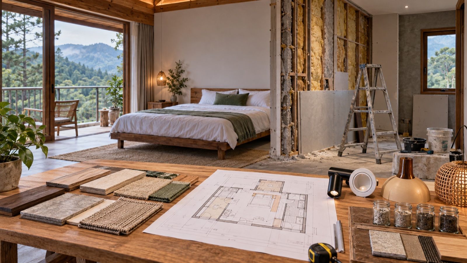 chi phí cải tạo homestay Măng Đen DOC Group