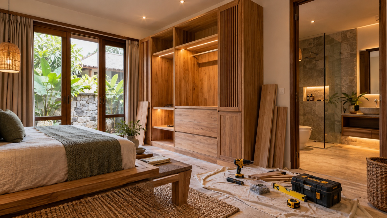 thi công nội thất homestay DOC Group